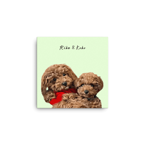 【2匹用】NIGAOE PETS (Canvas) Mサイズ