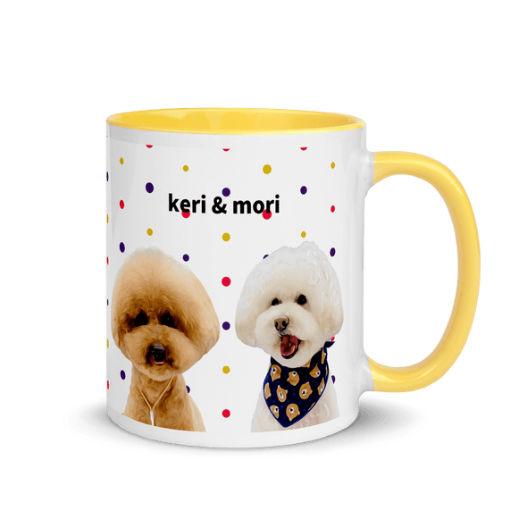 【2匹用】NIGAOE PETS (マグカップ)